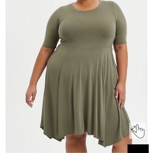 Torrid Handkerchief Skater Dress